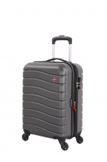 Чемодан SWISSGEAR ALVERSTONE, серый, АБС-пластик, 35 x 25 x 55 см, 37 л