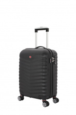 Чемодан SWISSGEAR FRIBOURG, чёрный, АБС-пластик, 37x23x54см, 35 л