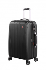 Чемодан SWISSGEAR TALLAC, черный, АБС-пластик, 46 x 28 x 68 см, 65 л