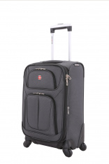 Чемодан SWISSGEAR SION, серый, полиэстер 750x750D добби, 35 x 25 x 55 см, 24 л