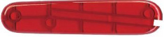 Задняя накладка для ножей VICTORINOX 84 мм, пластиковая, полупрозрачная красная