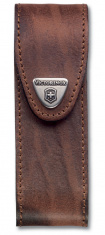 Чехол на ремень VICTORINOX для ножей 111 мм толщиной 4-6 уровней, кожаный, коричневый