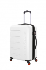 Чемодан SWISSGEAR TYLER, белый, АБС-пластик, 46 x 27 x 67 см, 64 л