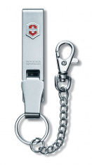 Подвеска на ремень VICTORINOX "Multiclip", с карабином, кольцом для ключей и цепочкой, металлическая