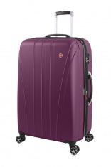 Чемодан SWISSGEAR TALLAC, фиолетовый, АБС-пластик, 52 x 31,5 x 78 см, 97 л