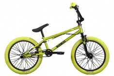 Велосипед Stark'24 Madness BMX 3 зеленый металлик/черный, зеленый/хаки HQ-0014374