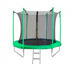 Батут 14FT green с внутренней защитной сеткой ( 2 короба )