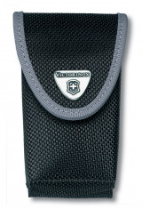 Чехол на ремень VICTORINOX для ножей 111 мм 4-6 уровней, с отделением под фонарь, нейлоновый, чёрный