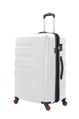 Чемодан SWISSGEAR TYLER, белый, АБС-пластик, 51,5 x 31 x 77 см, 96 л